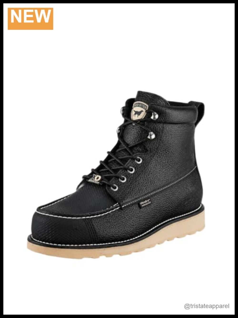 Irish Setter Wingshooter XD Waterproof Soft Toe Work Boot Leather Ankle